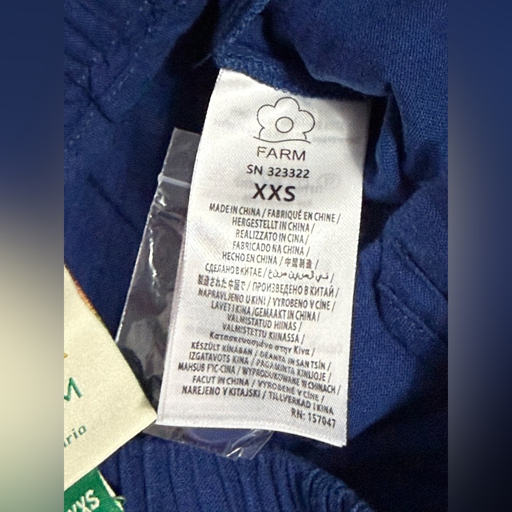 FARM Rio Blue Capris - Picture 4 of 7